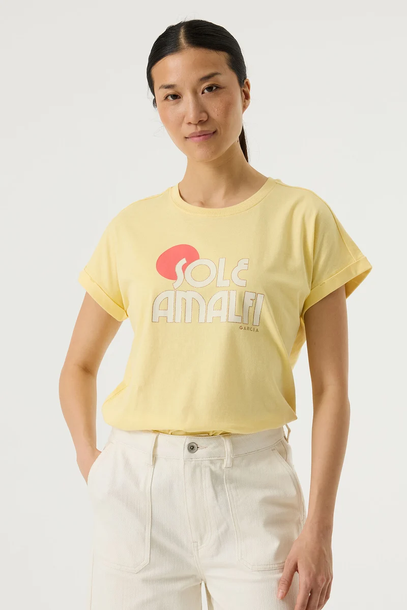 T-Shirt mit Textdruck