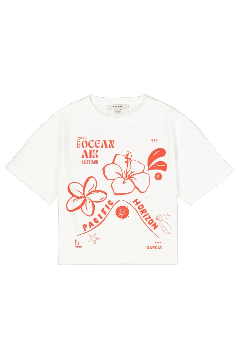 T-Shirt mit Brust- und Rückenprint