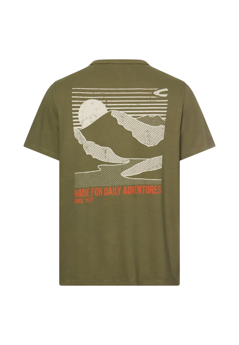 T-Shirt mit Backprint