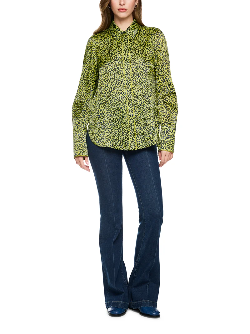 Bluse mit Animal-Print