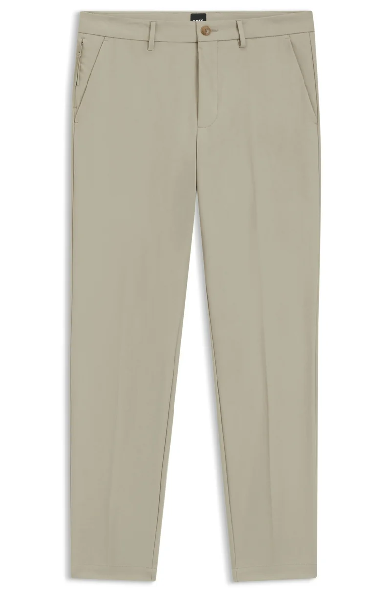 BOSS Black P-Kaiton1-Zip Slim-Fit Hose aus Stretch-Twill