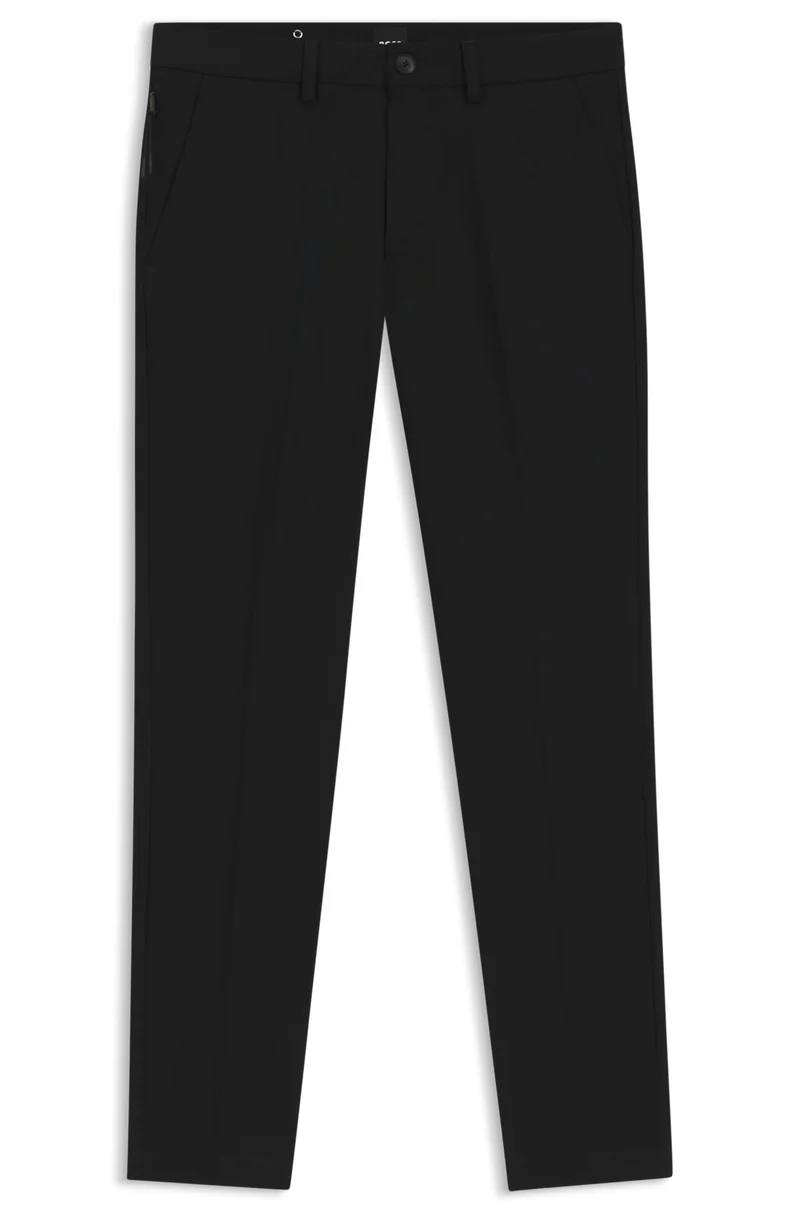 BOSS Black P-Kaiton1-Zip Slim-Fit Hose aus Stretch-Twill