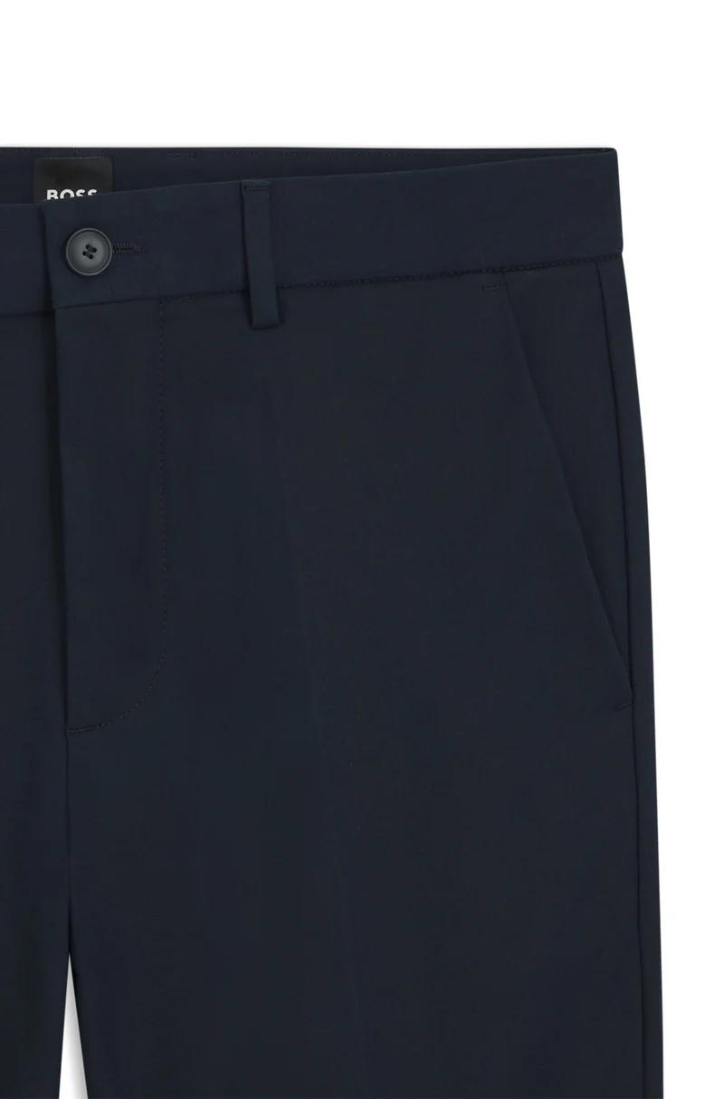 BOSS Black P-Kaiton1-Zip Slim-Fit Hose aus Stretch-Twill
