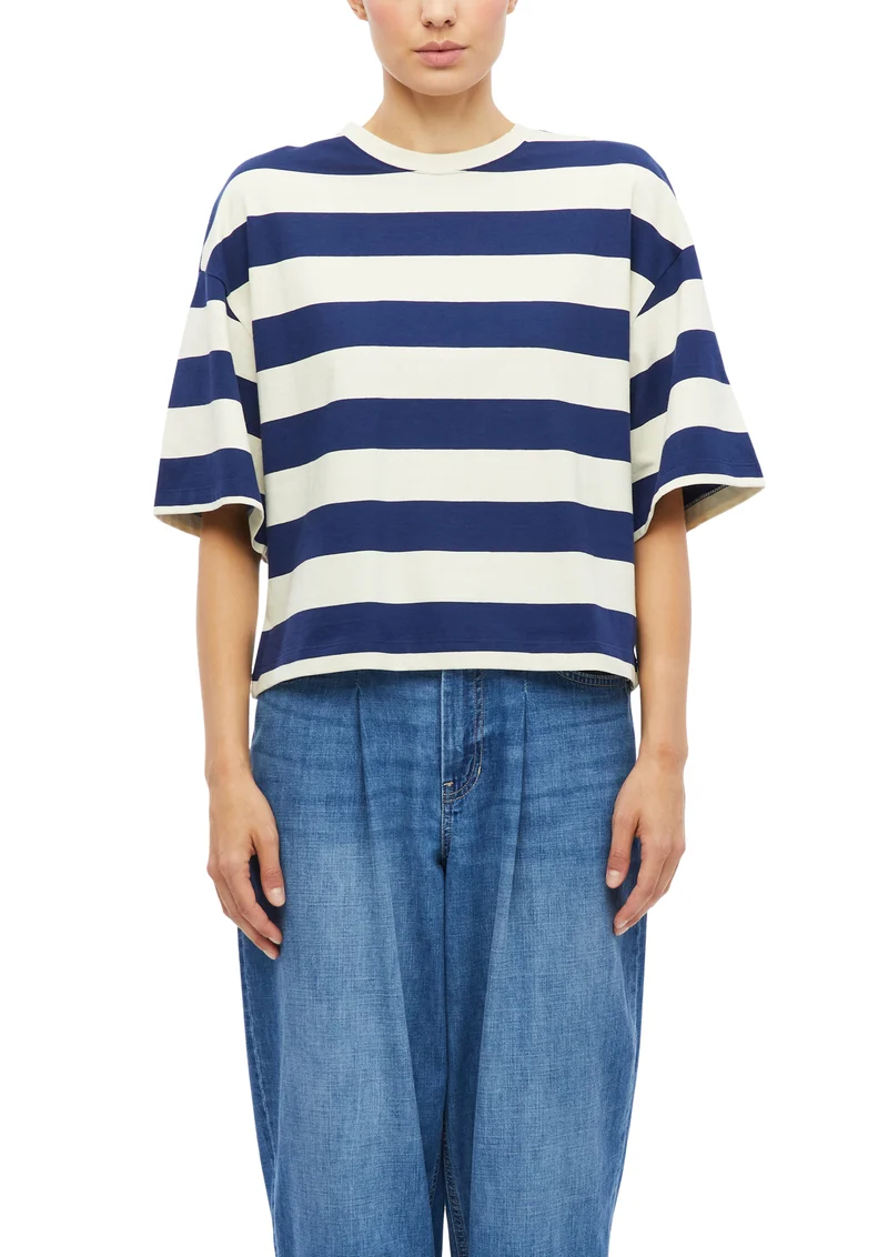 T-Shirt mit Streifenmuster