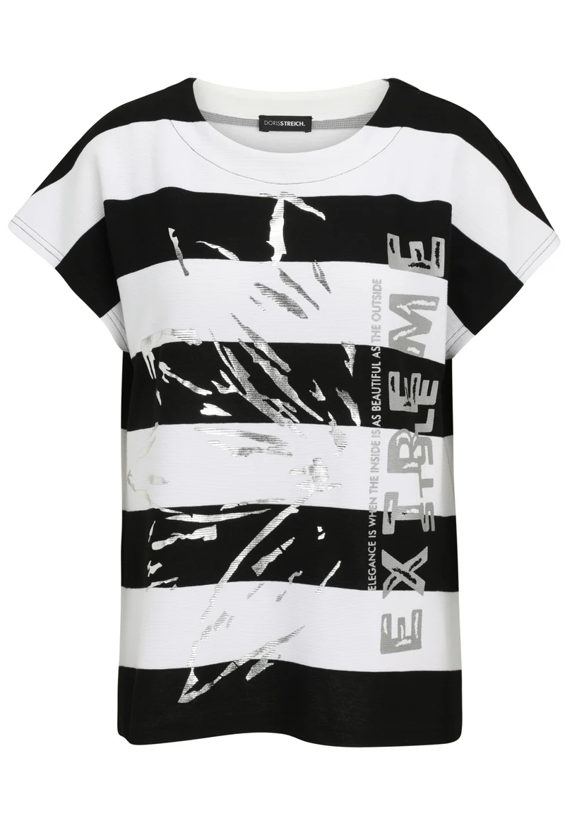 Shirt-Pulli mit Streifenmuster