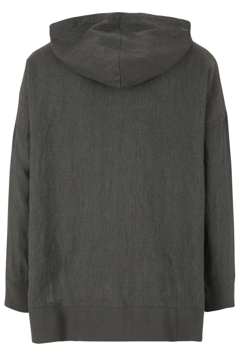 Leinen-Jacke mit Hoodie