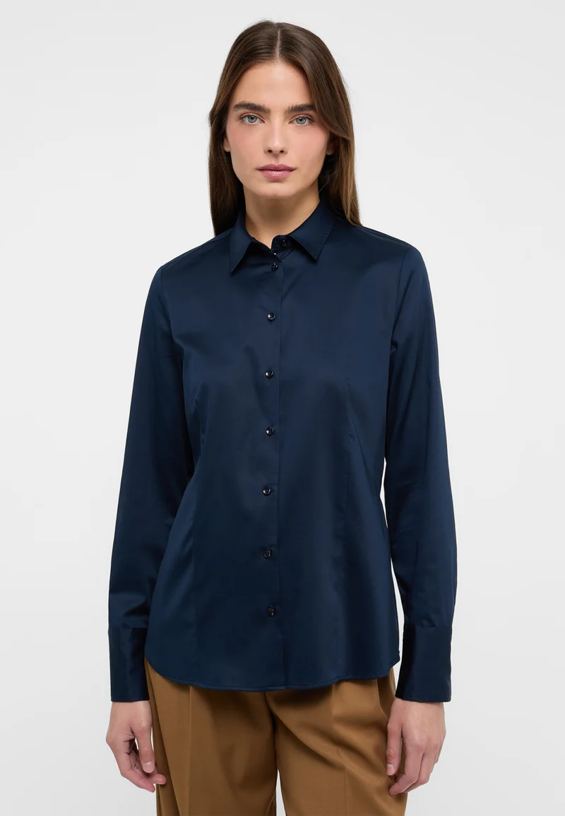 Bluse aus Satin