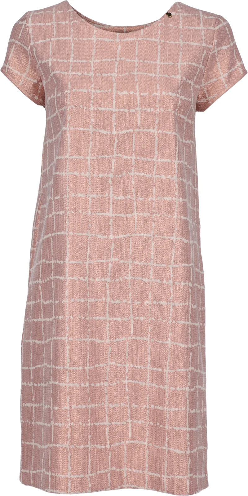 Kariertes T-Shirt-Kleid