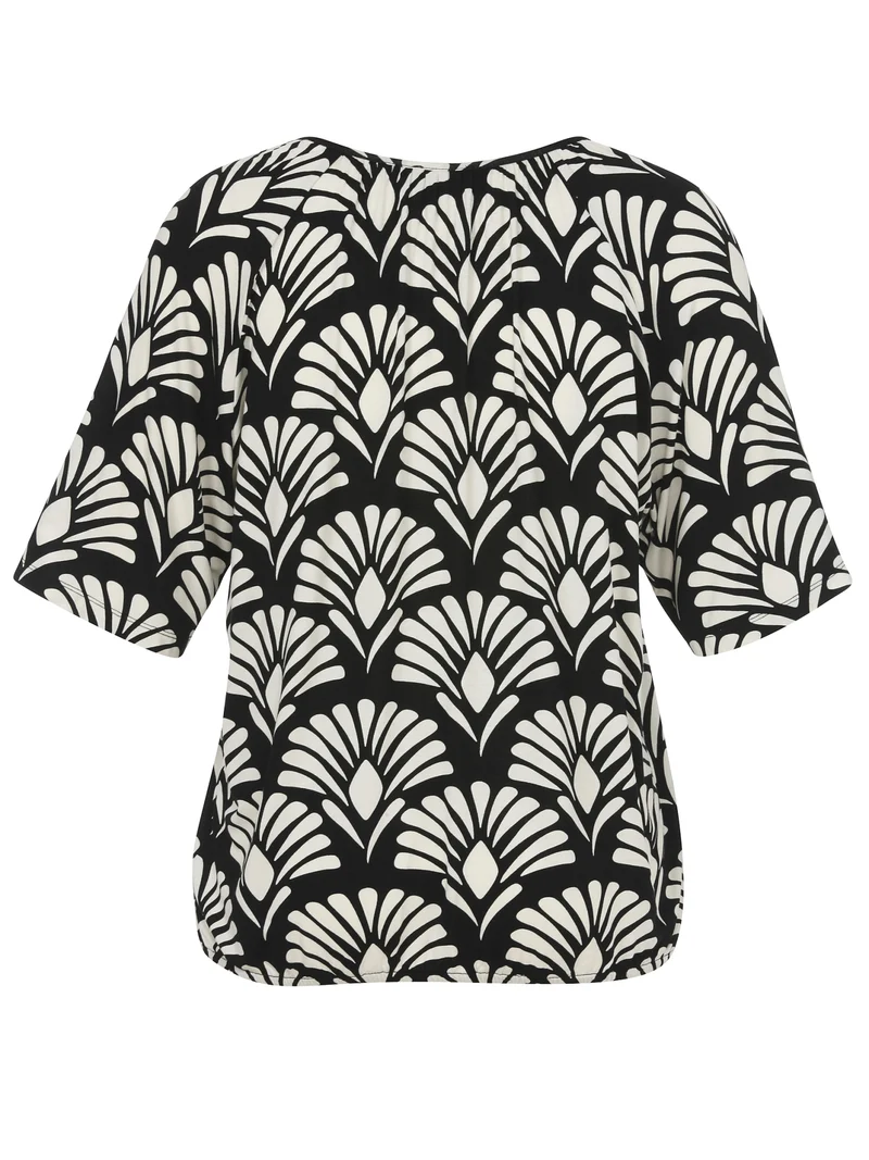 T-Shirt mit Kordel-Detail