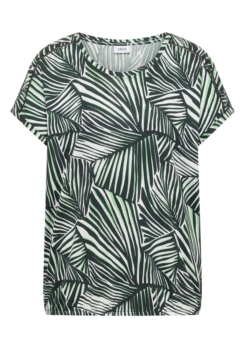 T-Shirt mit V-Neck