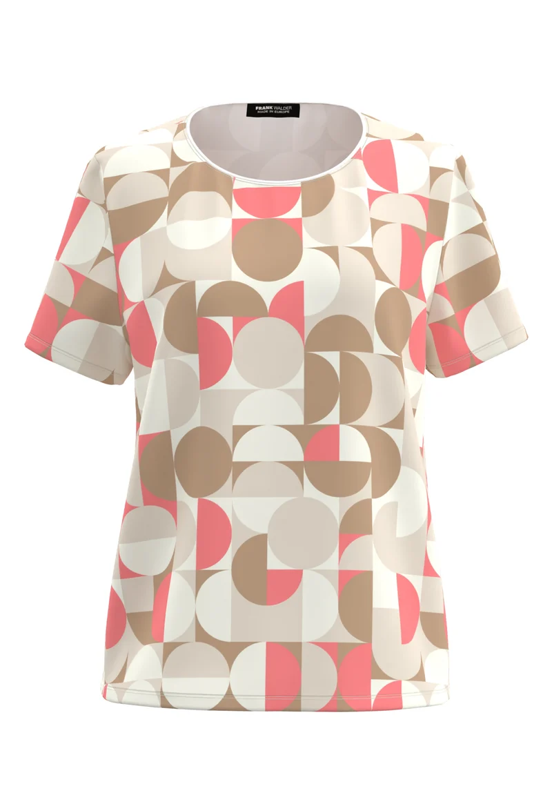 T-Shirt mit Statementprint