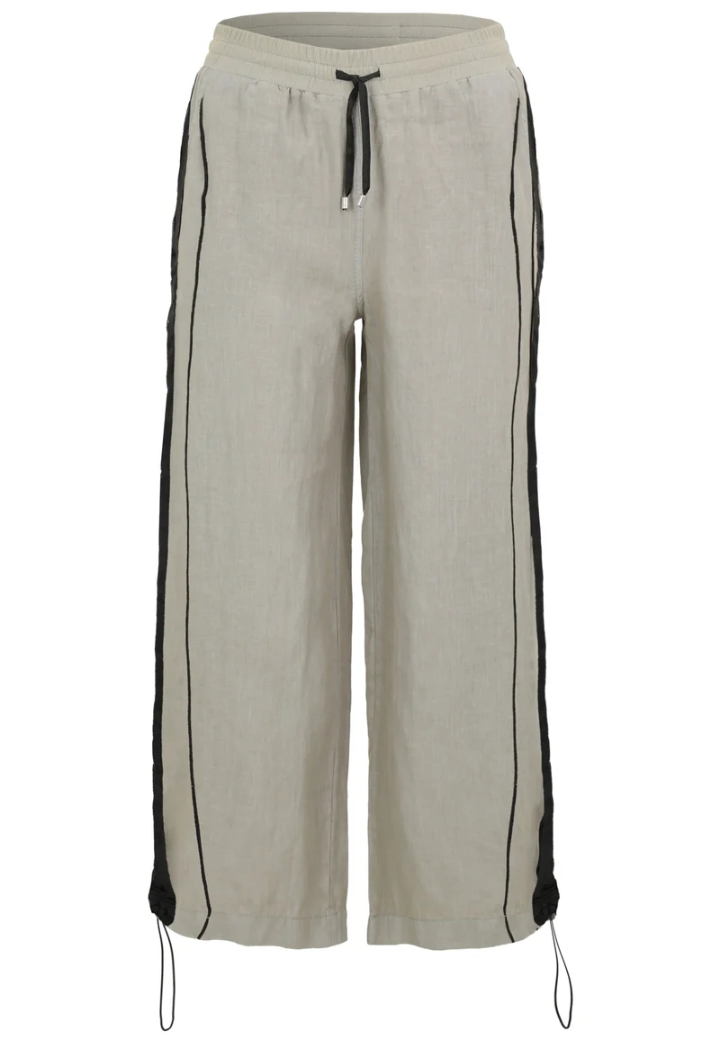 7/8-Leinen-Hose in Vintage-Waschung