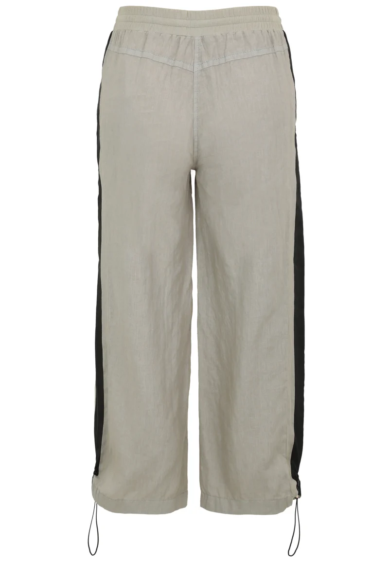 7/8-Leinen-Hose in Vintage-Waschung