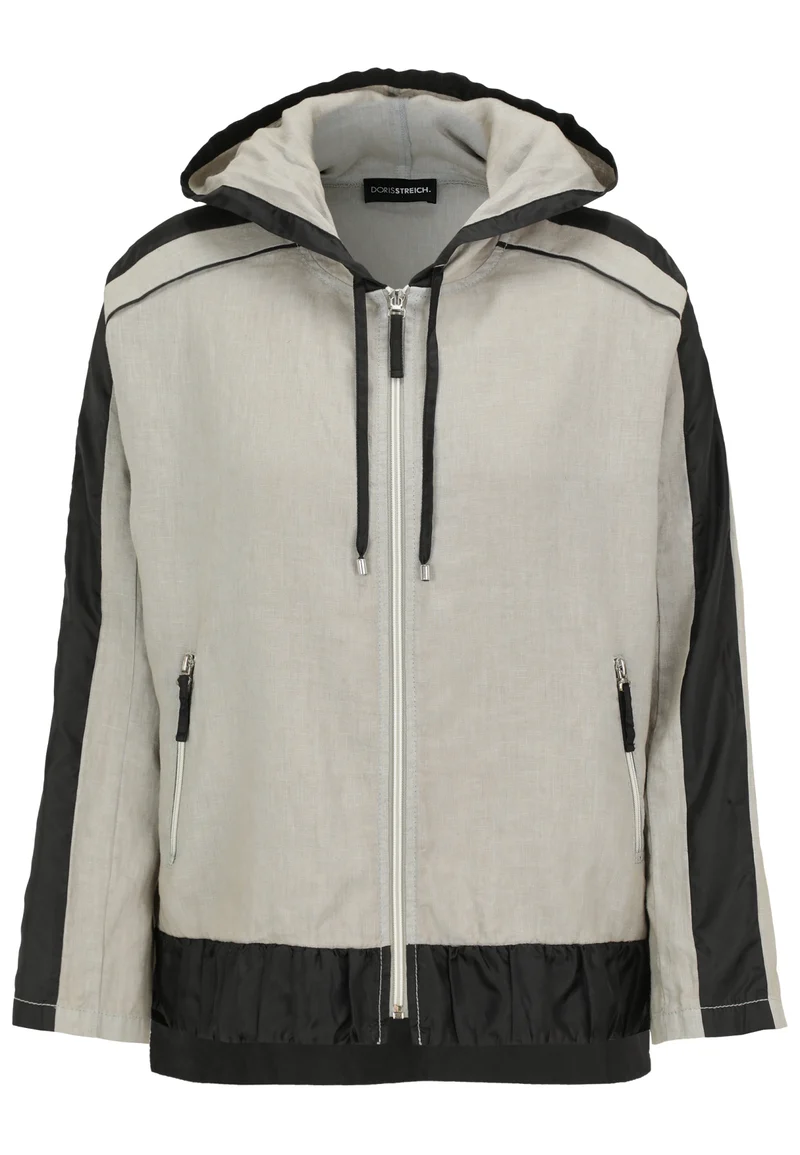 Leinen-Jacke in Vintage-Waschung