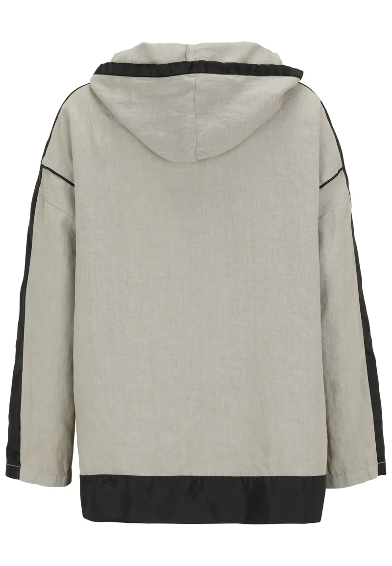 Leinen-Jacke in Vintage-Waschung