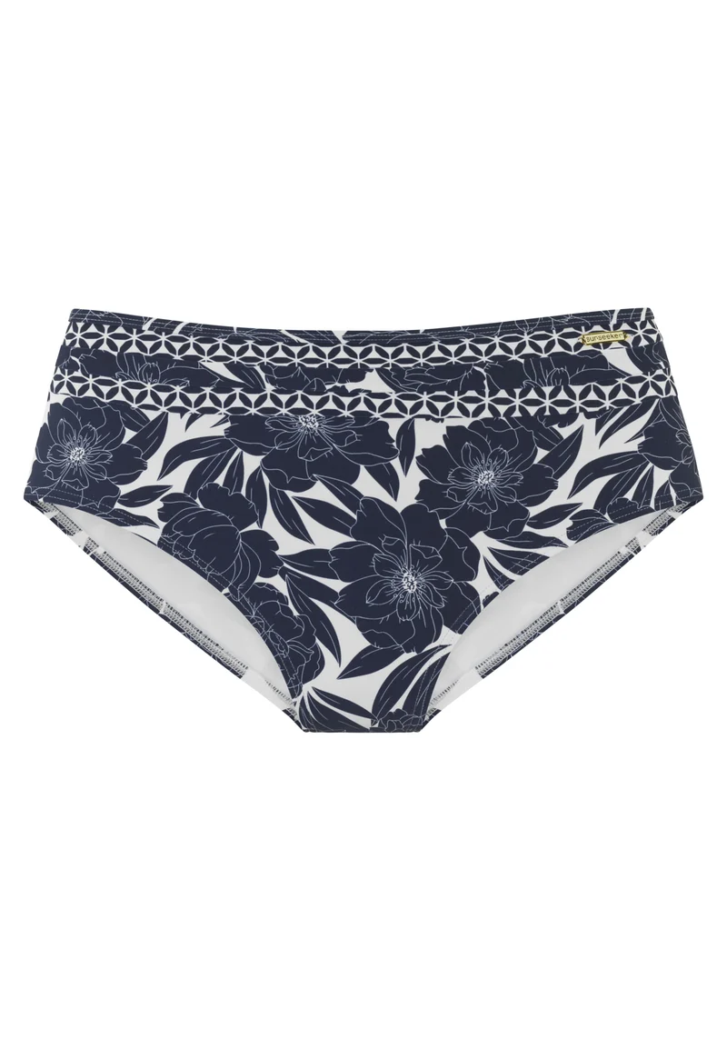 Bikinihose mit floralem Print
