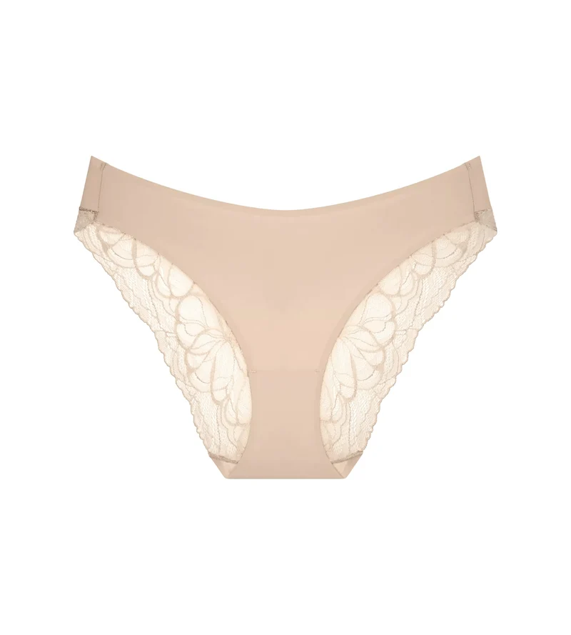 Illusion Lace High Leg Slip aus Spitze