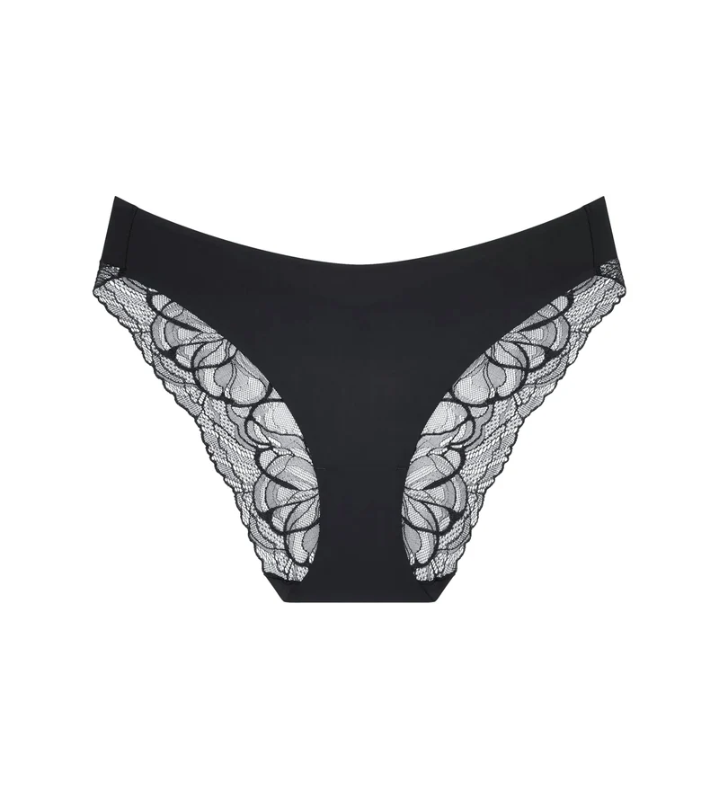 Illusion Lace High Leg Slip aus Spitze