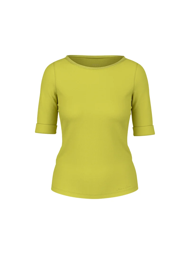 MARC CAIN Klassisches Shirt aus Baumwoll-Elastan-Mix