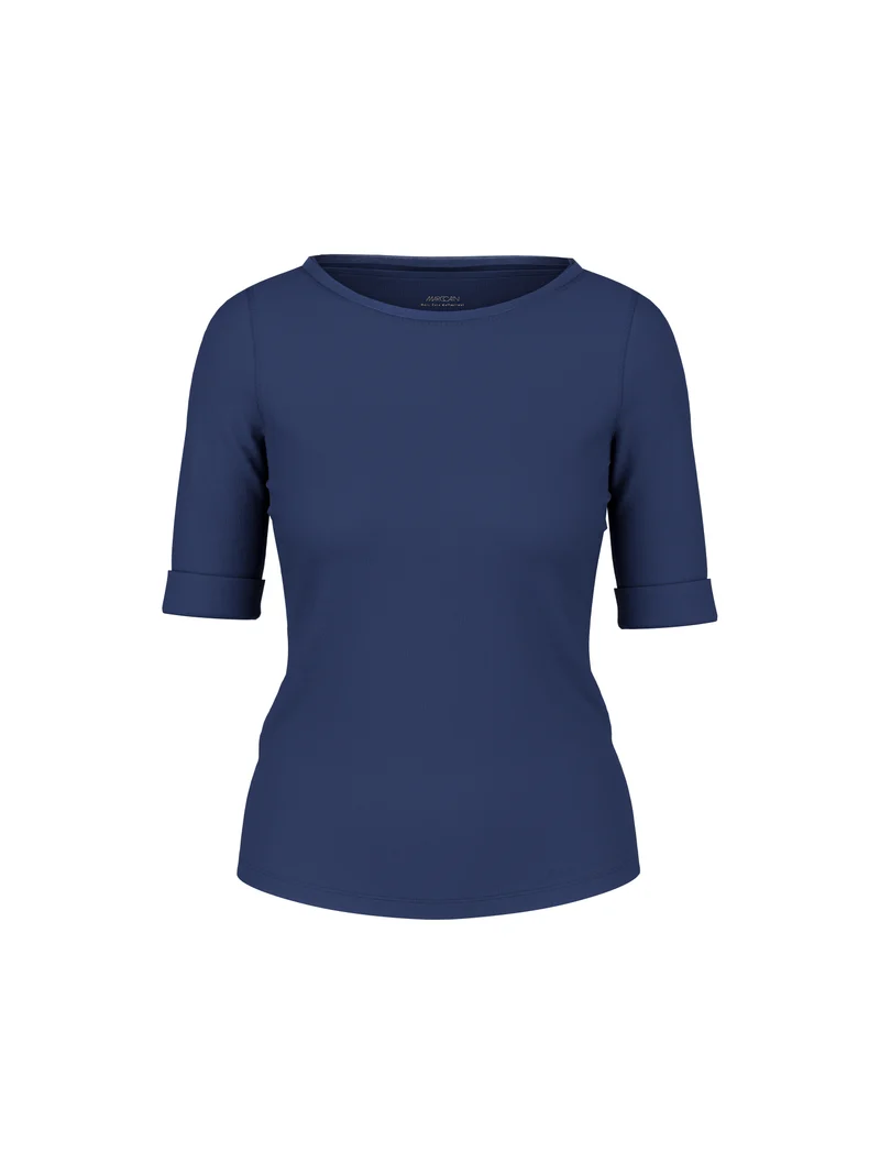 MARC CAIN Klassisches Shirt aus Baumwoll-Elastan-Mix