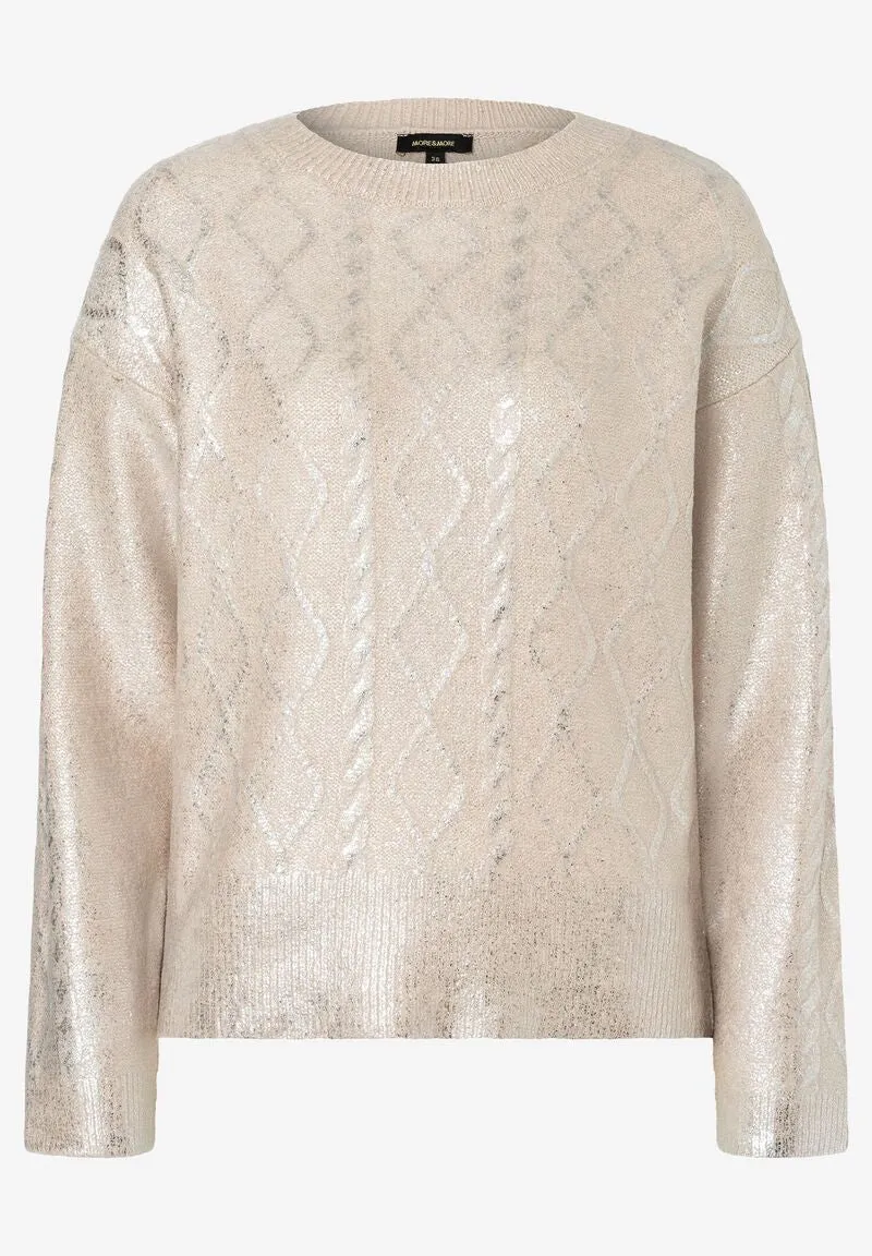 Pullover mit Silberbeschichtung