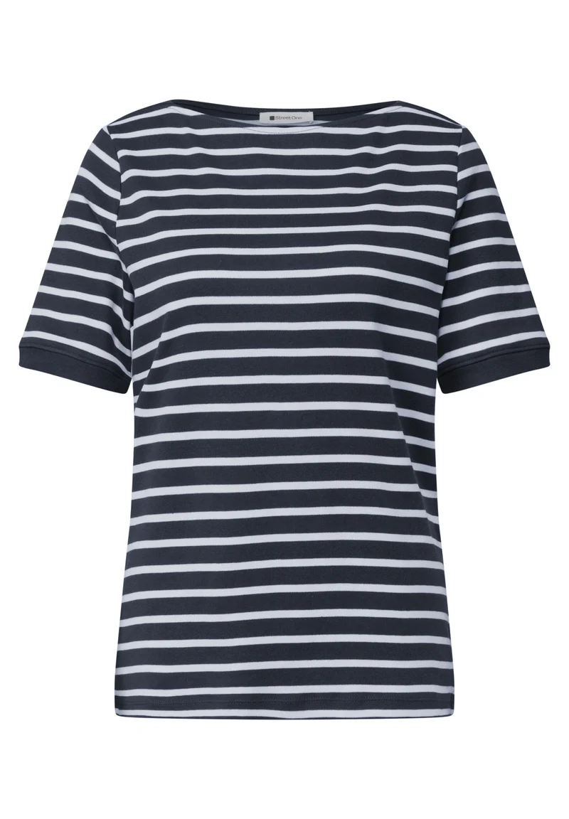 Jerseyshirt mit Streifenmuster