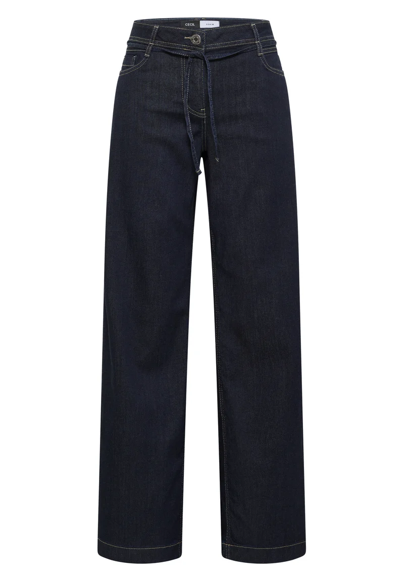 High Waist Wide Leg Jeans im Loose Fit