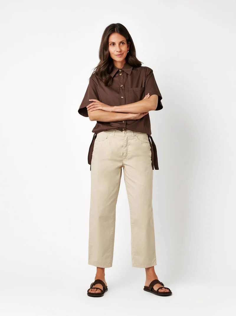 Barrel-Fit Hose aus Sommertwill