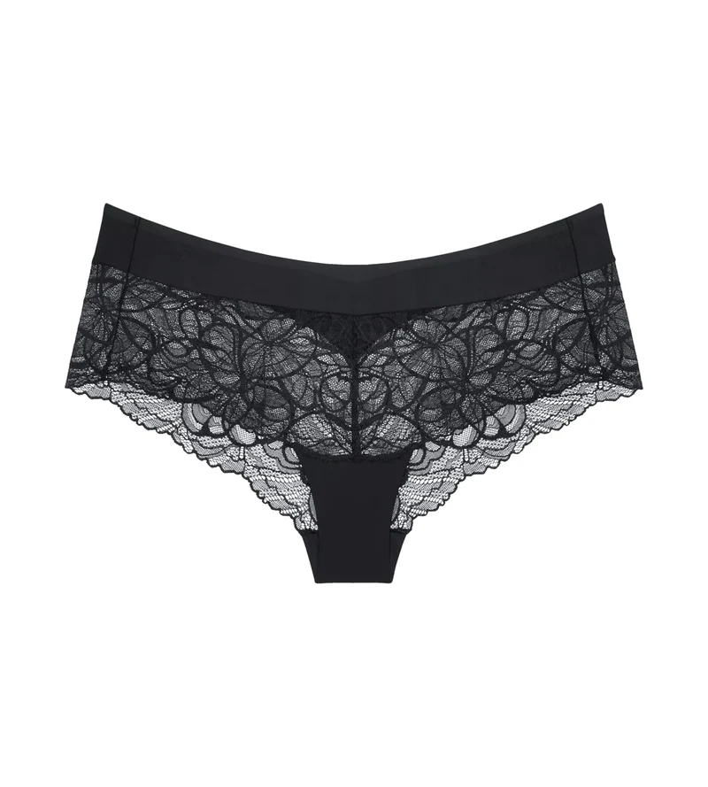 Illusion Lace Shorty aus floraler Spitze