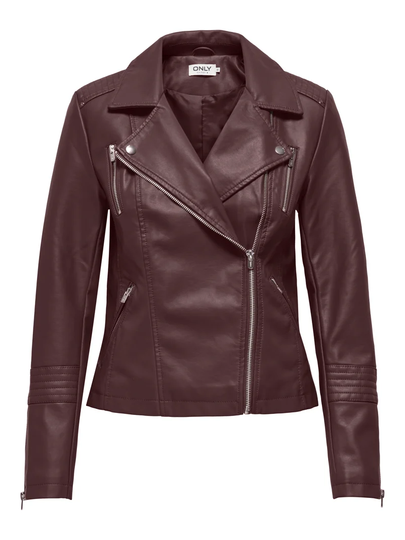 ONLGEMMA Bikerjacke in Lederoptik
