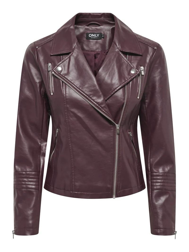 ONLGEMMA Bikerjacke in Lederoptik