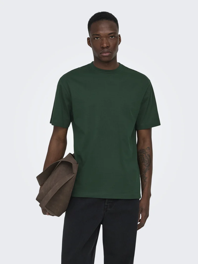 ONSFRED LIFE Relaxed Fit Basic T-Shirt