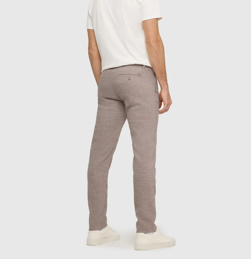 Lennox Sport Chino-Leinen-Hose