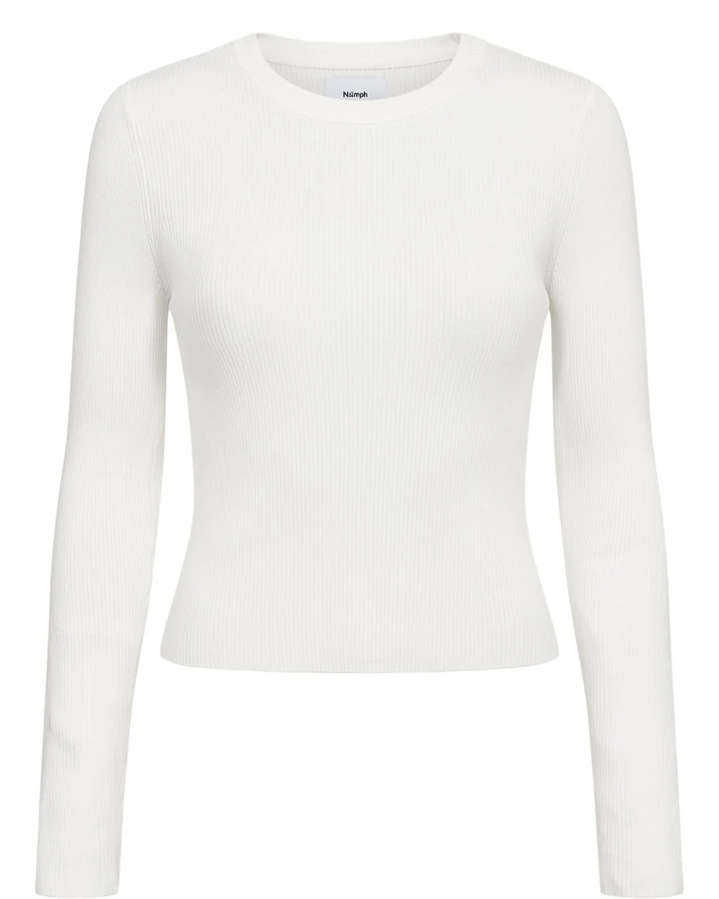 NUSHELBA Cropped-Pullover