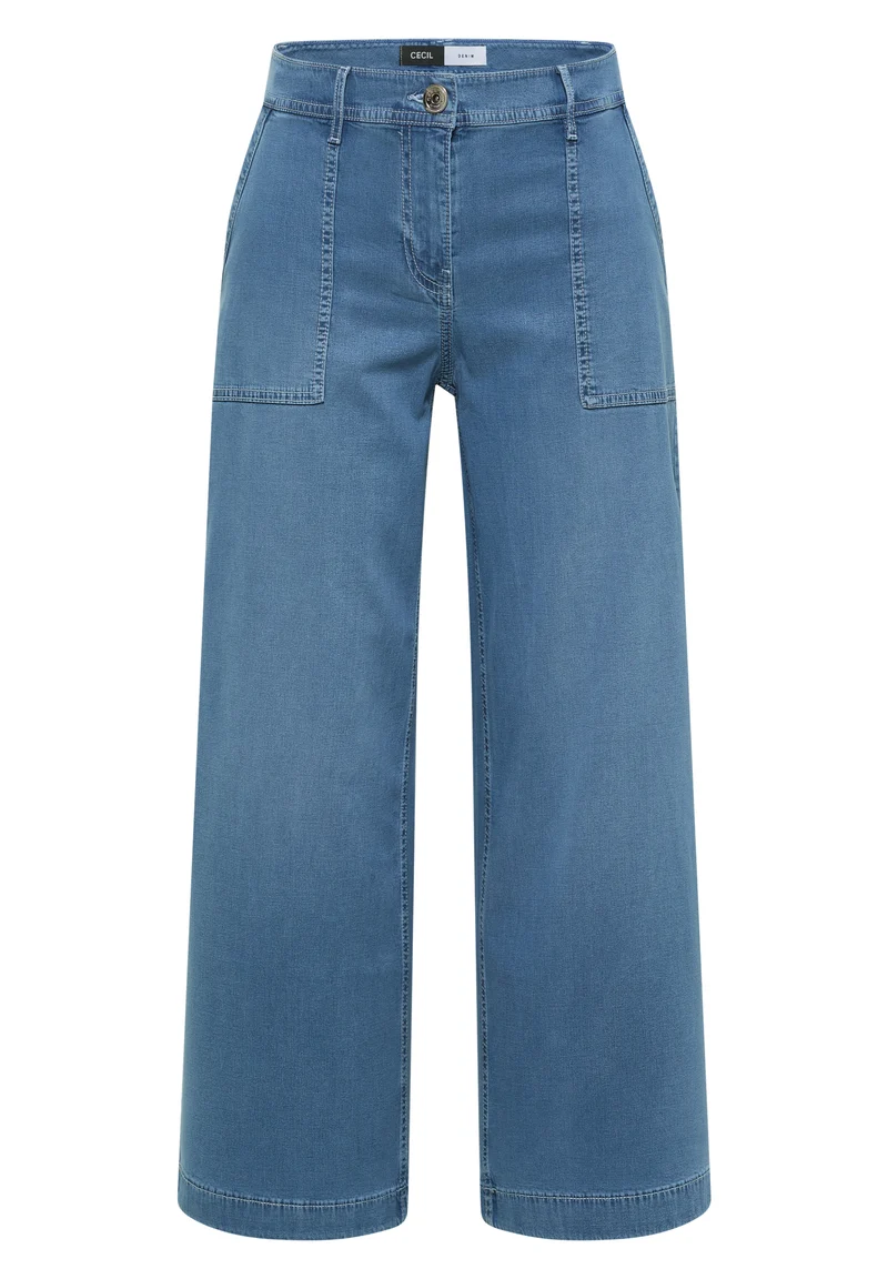 High Waist Wide Leg Jeans im Loose Fit
