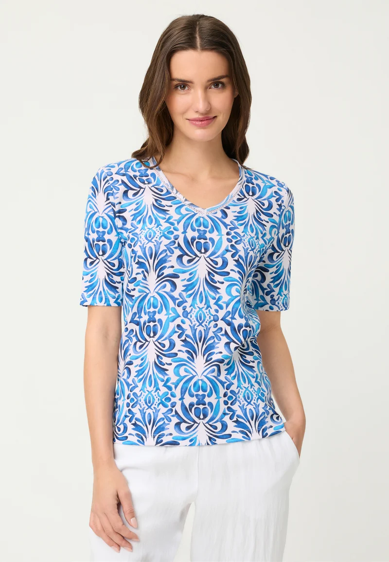 Shirt mit Allover-Dessin