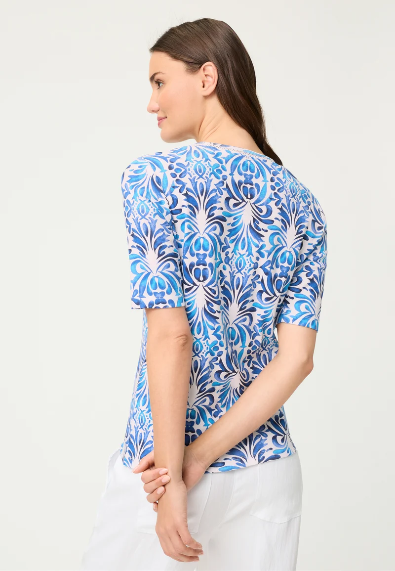 Shirt mit Allover-Dessin