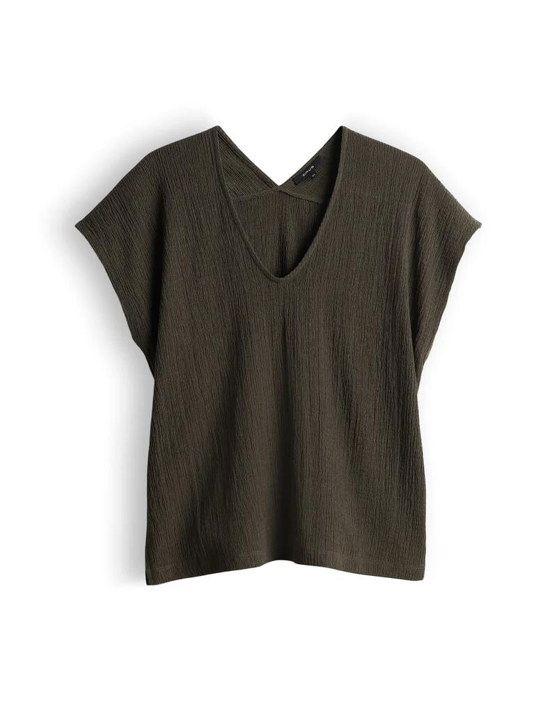 SIRUKUS Boxy Fit Shirt in Feinstrickoptik