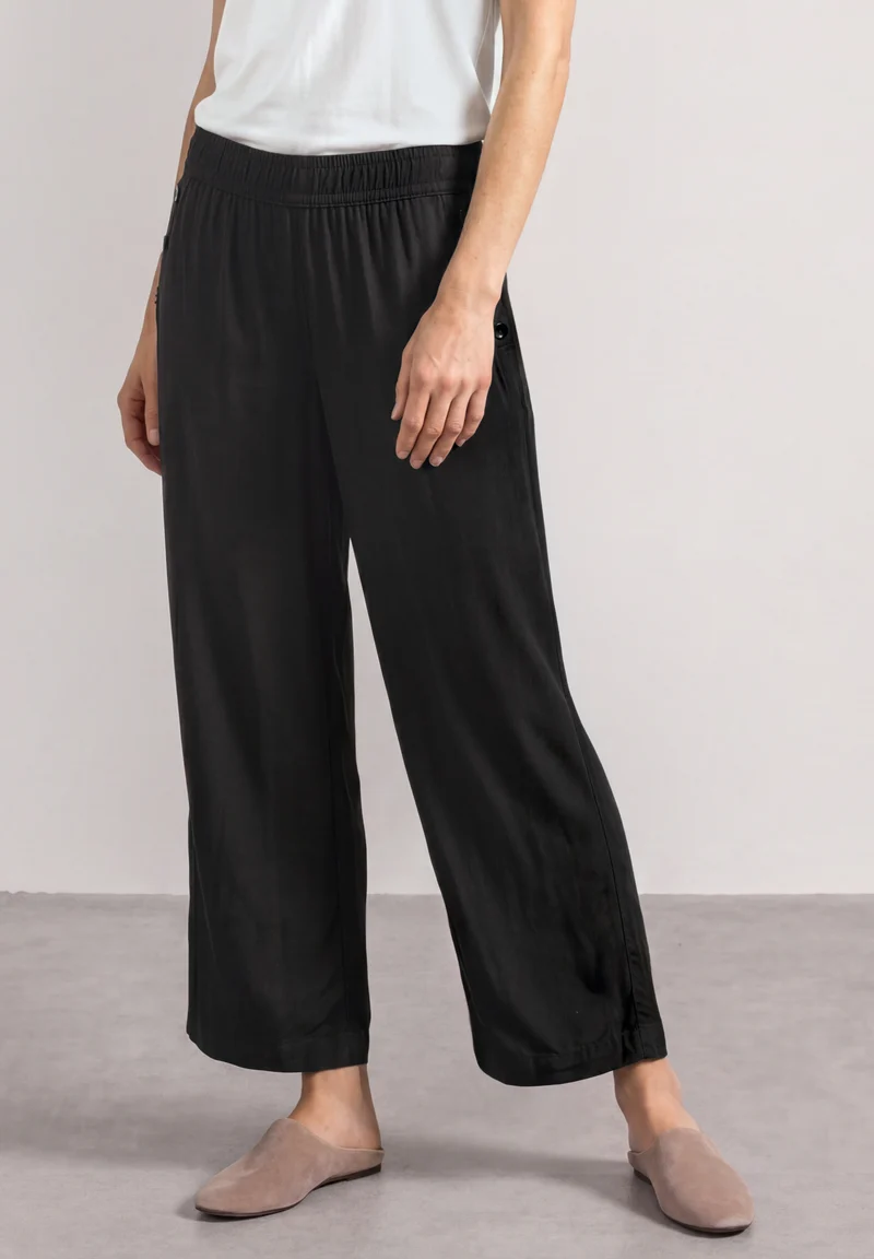 High Waist Wide Leg Hose im Loose Fit