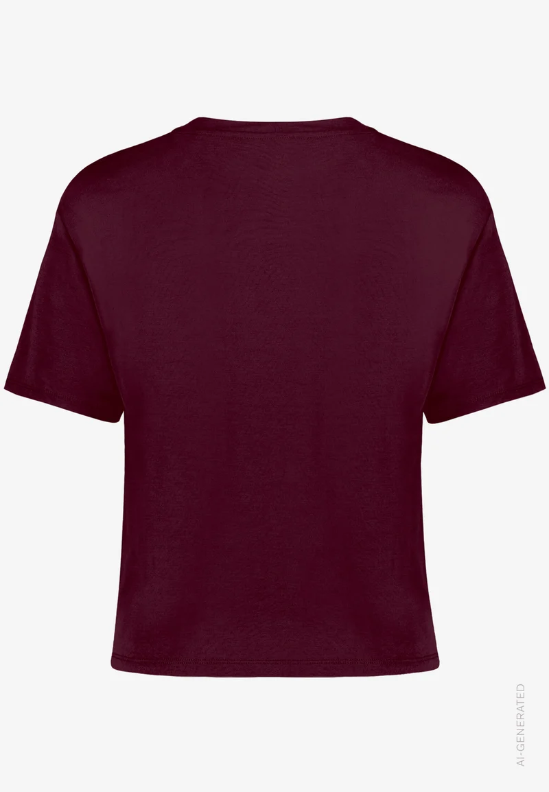 T-Shirt mit Brosche