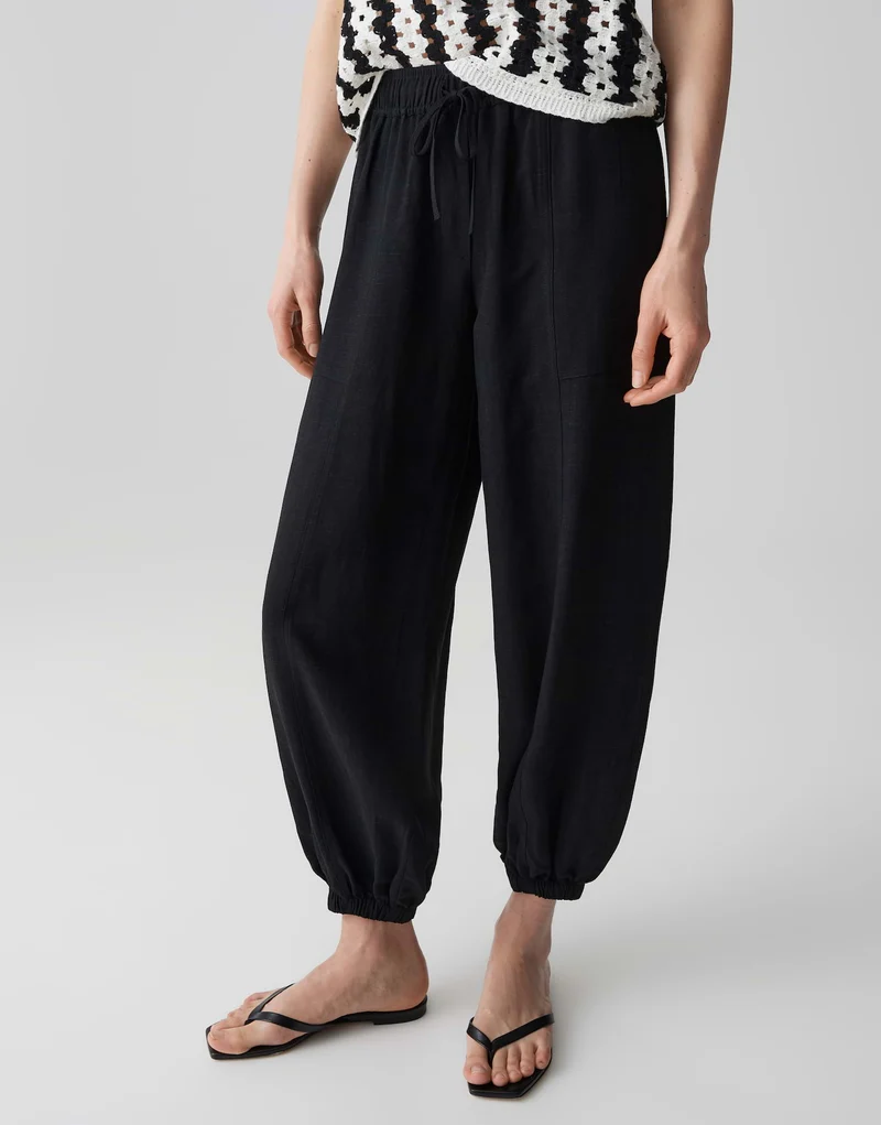 MYHA OASIS Relaxed City Pants aus Viskose-Leinen-Mix
