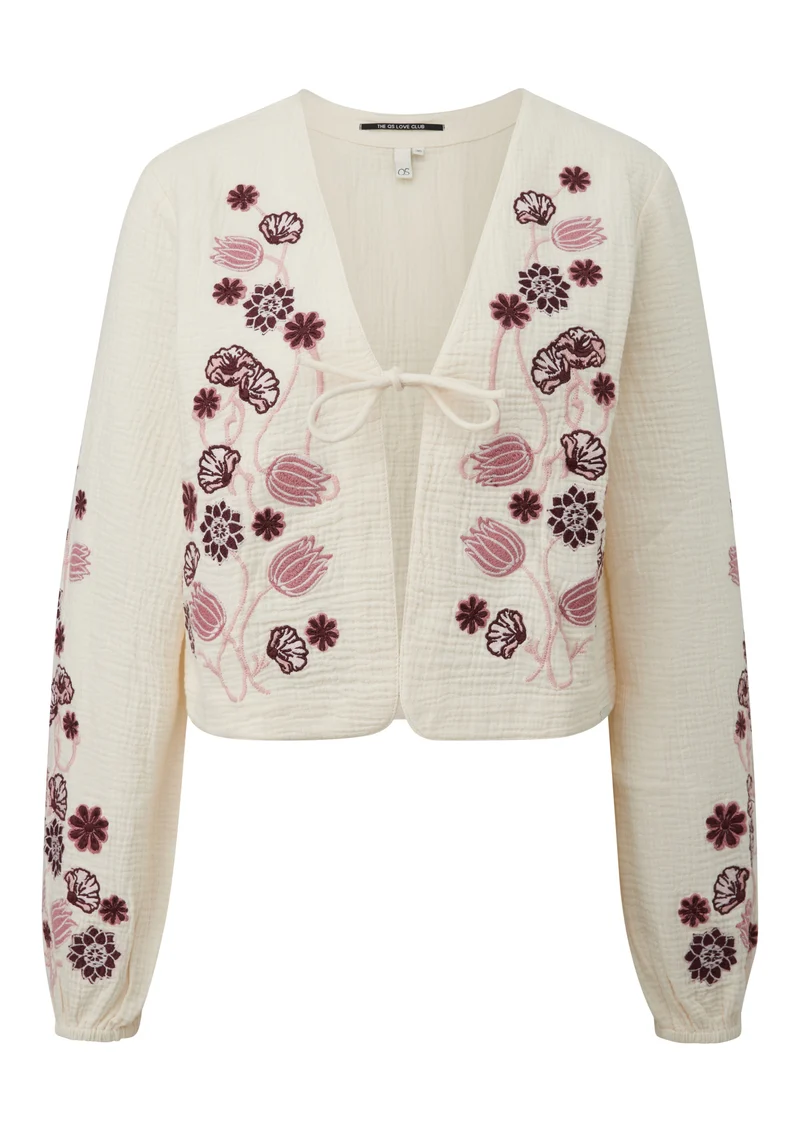 Blusenjacke aus Musselin