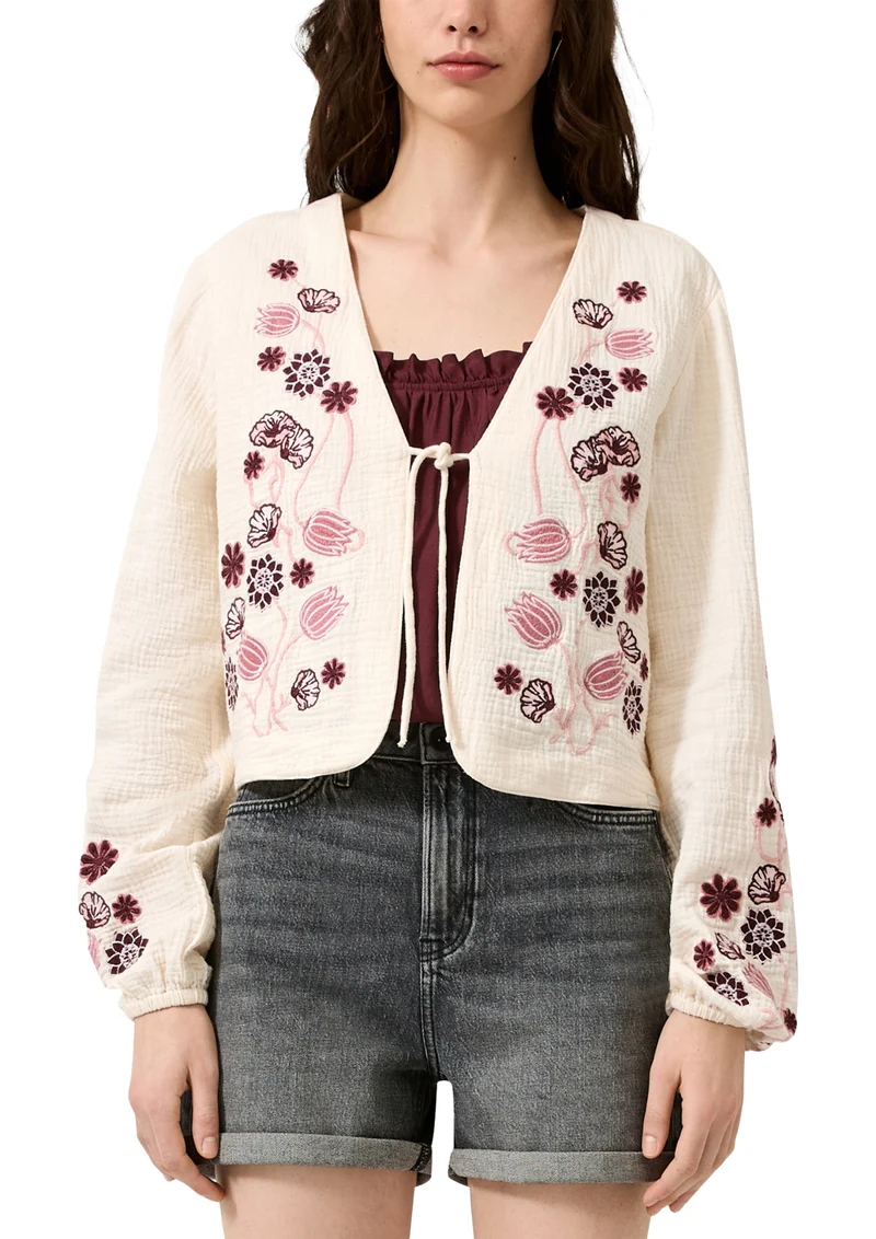 Blusenjacke aus Musselin