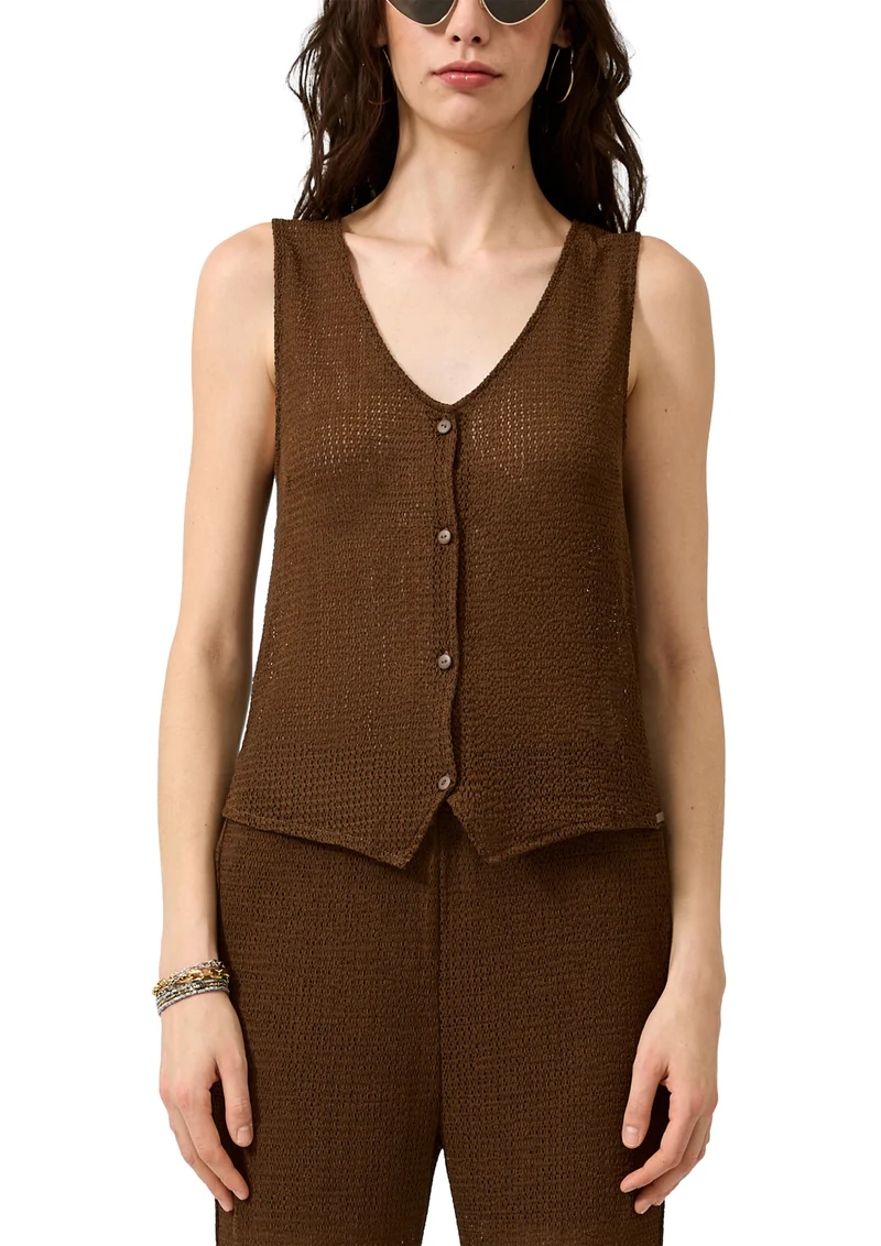 Transparente Shirt-Weste