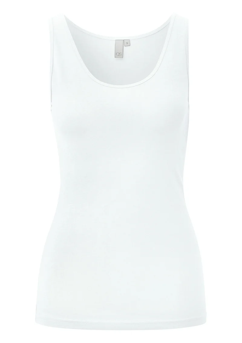 Ärmelloses Tanktop aus Baumwolljersey
