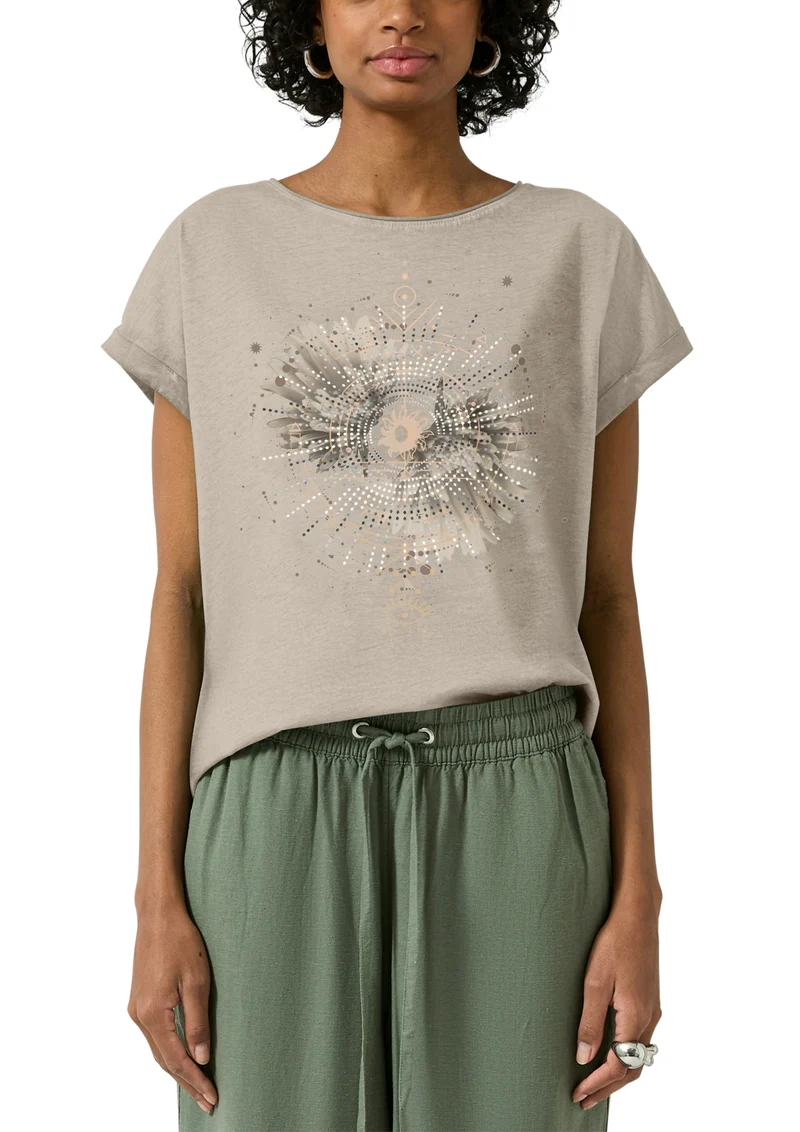 Oversize-Shirt mit Frontprint