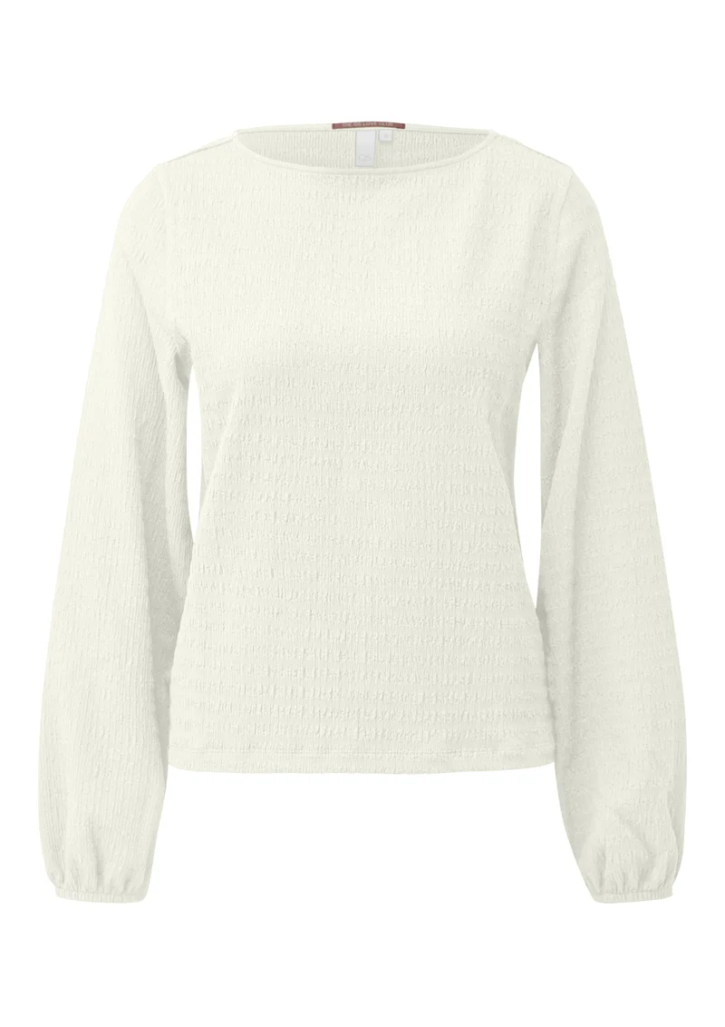 Shirt aus strukturierter Ware