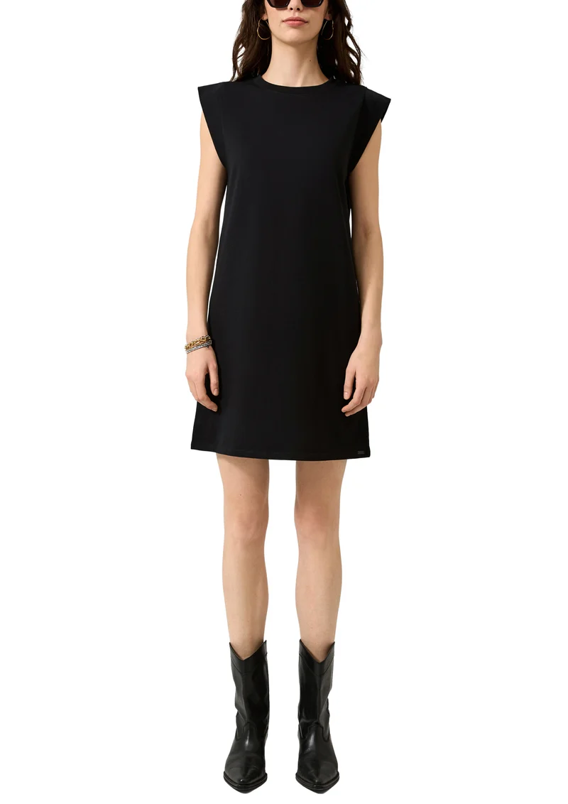 Jerseykleid mit Rundhalsausschnitt