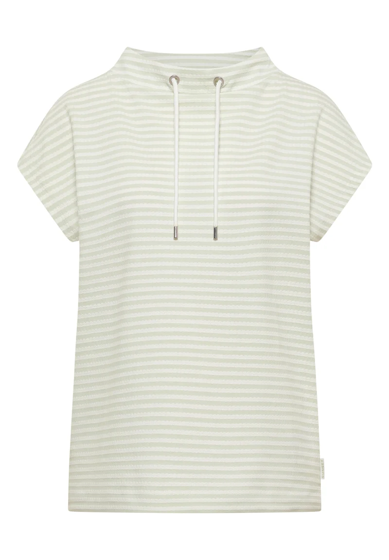 Strukturshirt mit Streifenmuster