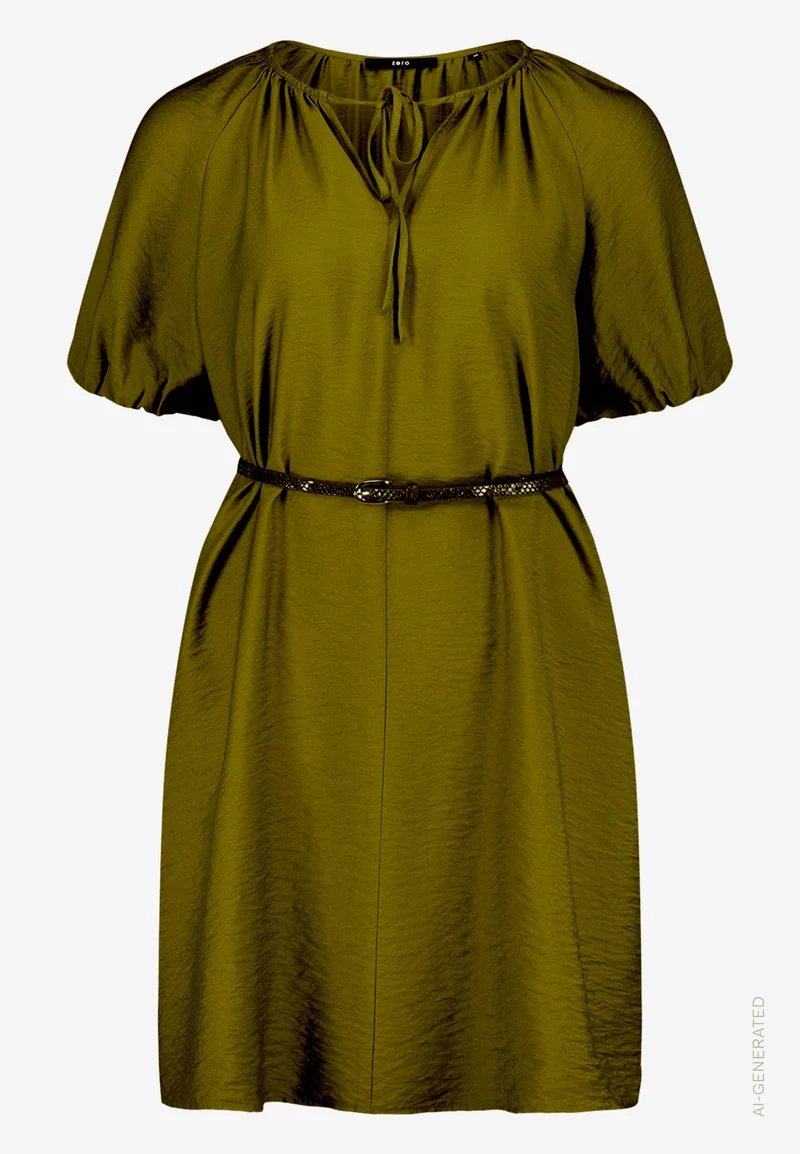 Minikleid mit Flechtgürtel